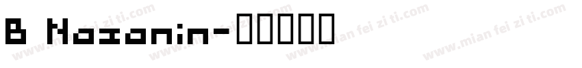B Nazanin字体转换